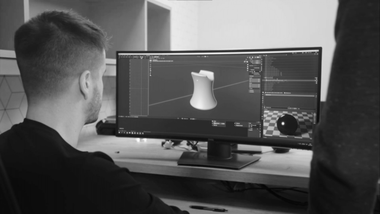 Blender screen BW